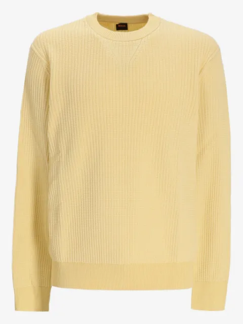 BOSS ribbed cotton sweater