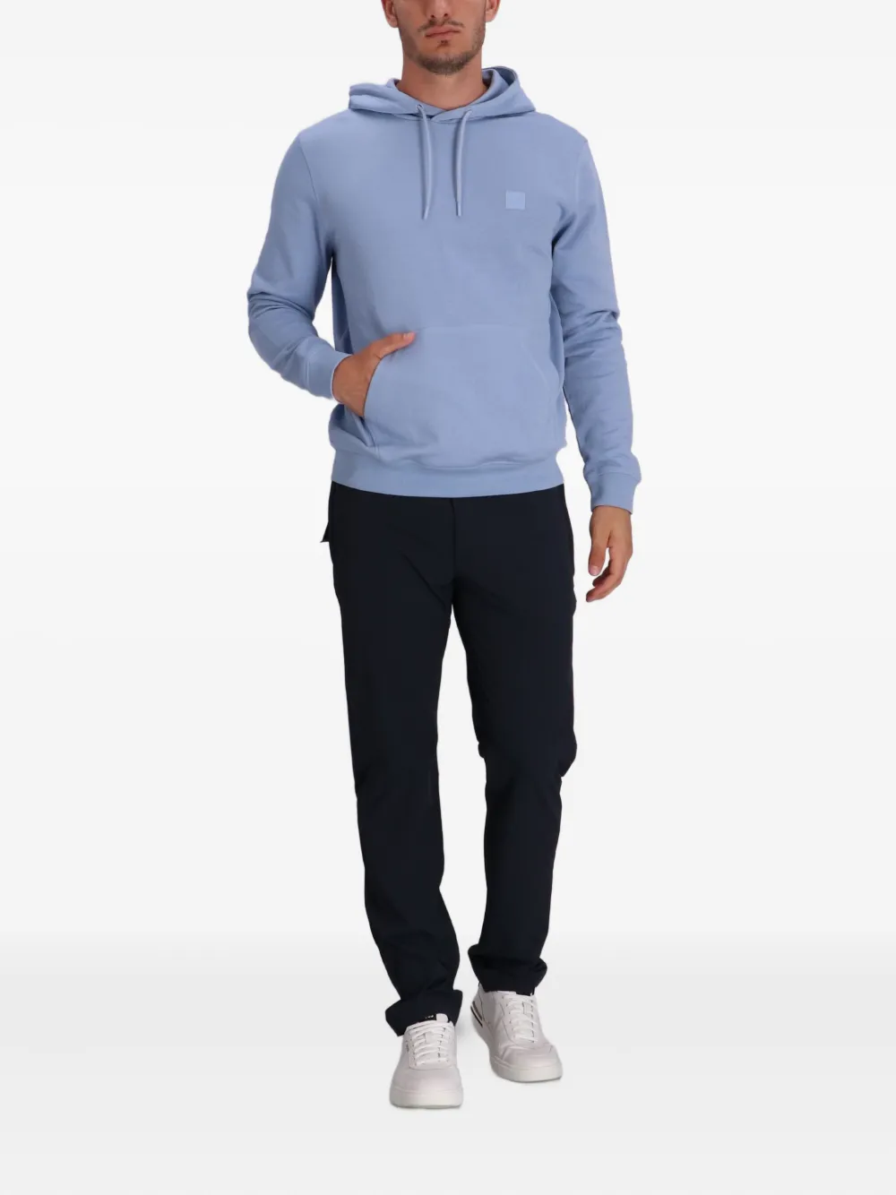 BOSS logo-patch cotton hoodie | Hoodies | Image 2