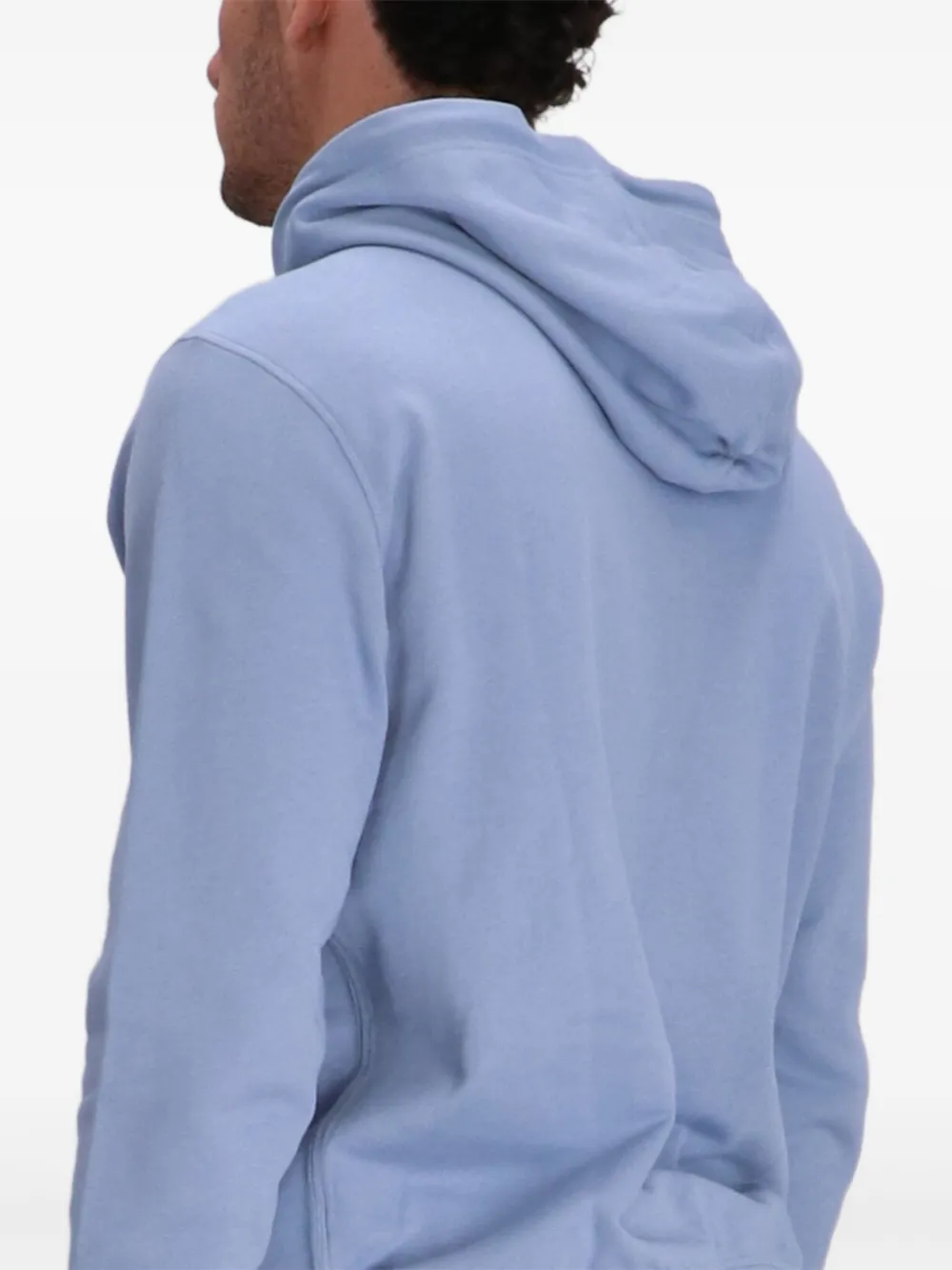 BOSS Hoodie met logopatch Blauw