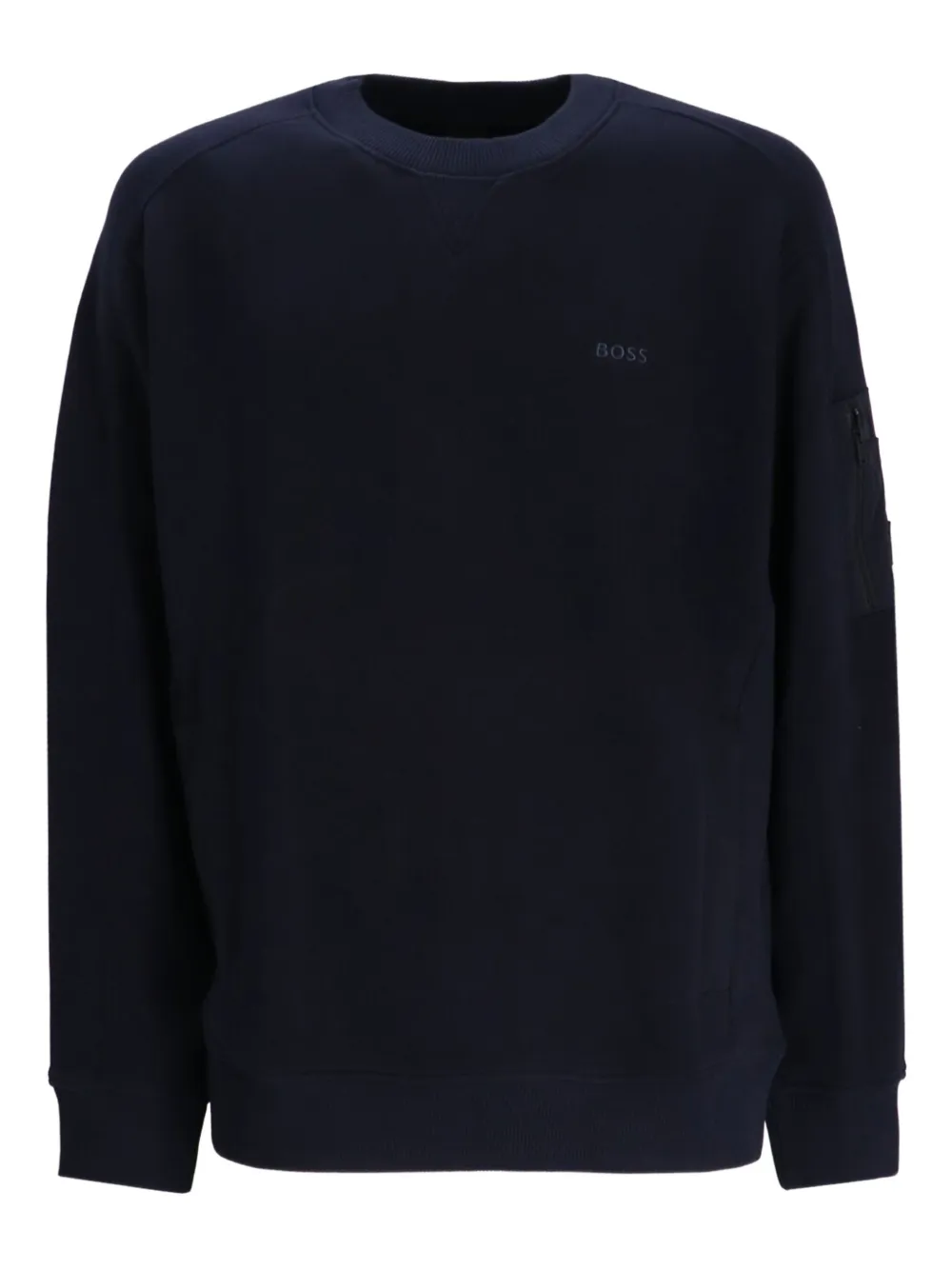 BOSS sudadera con bolsillo con cierre | azul | Image 1