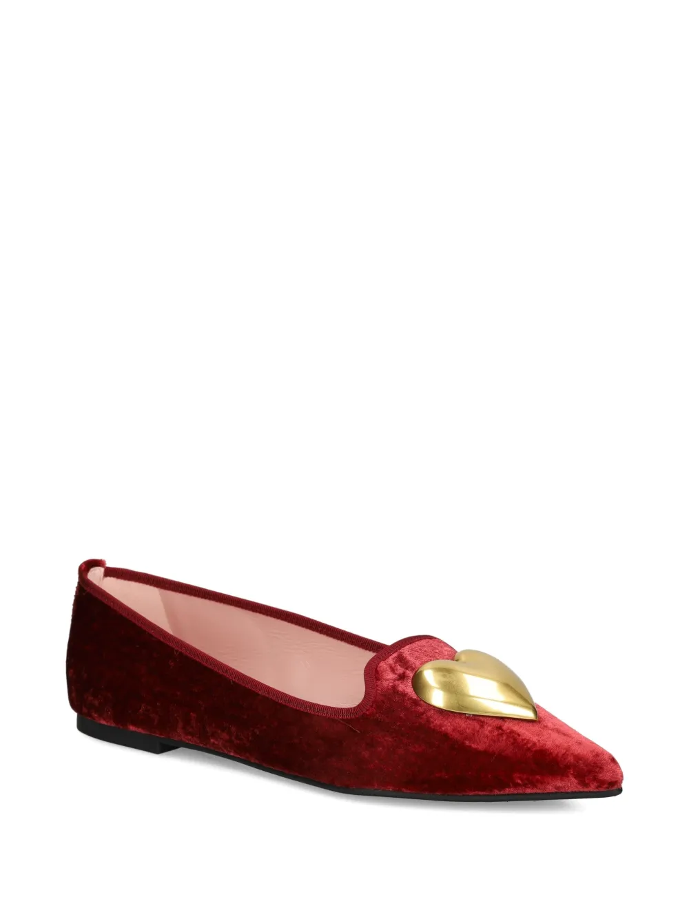 Pretty Ballerinas Ella heart-embellished ballet flats | Image 2