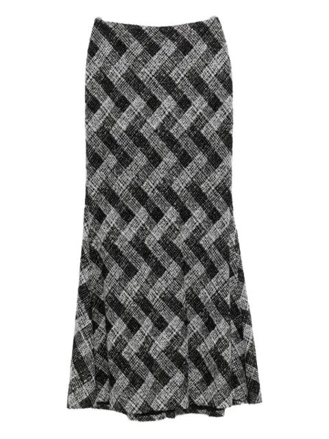 Elie Saab chevron skirt