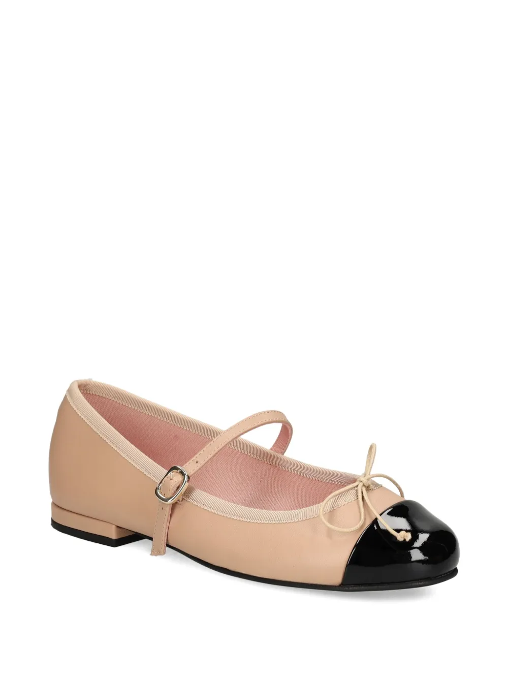 Pretty Ballerinas Irma cap-toe bow ballet flats | Image 2