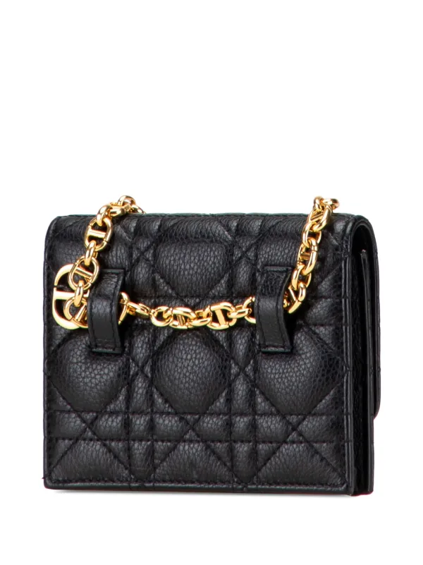 Christian Dior Pre-Owned 2024 Calfskin Cannage Caro Chain Belt Bag Black  FARFETCH PH