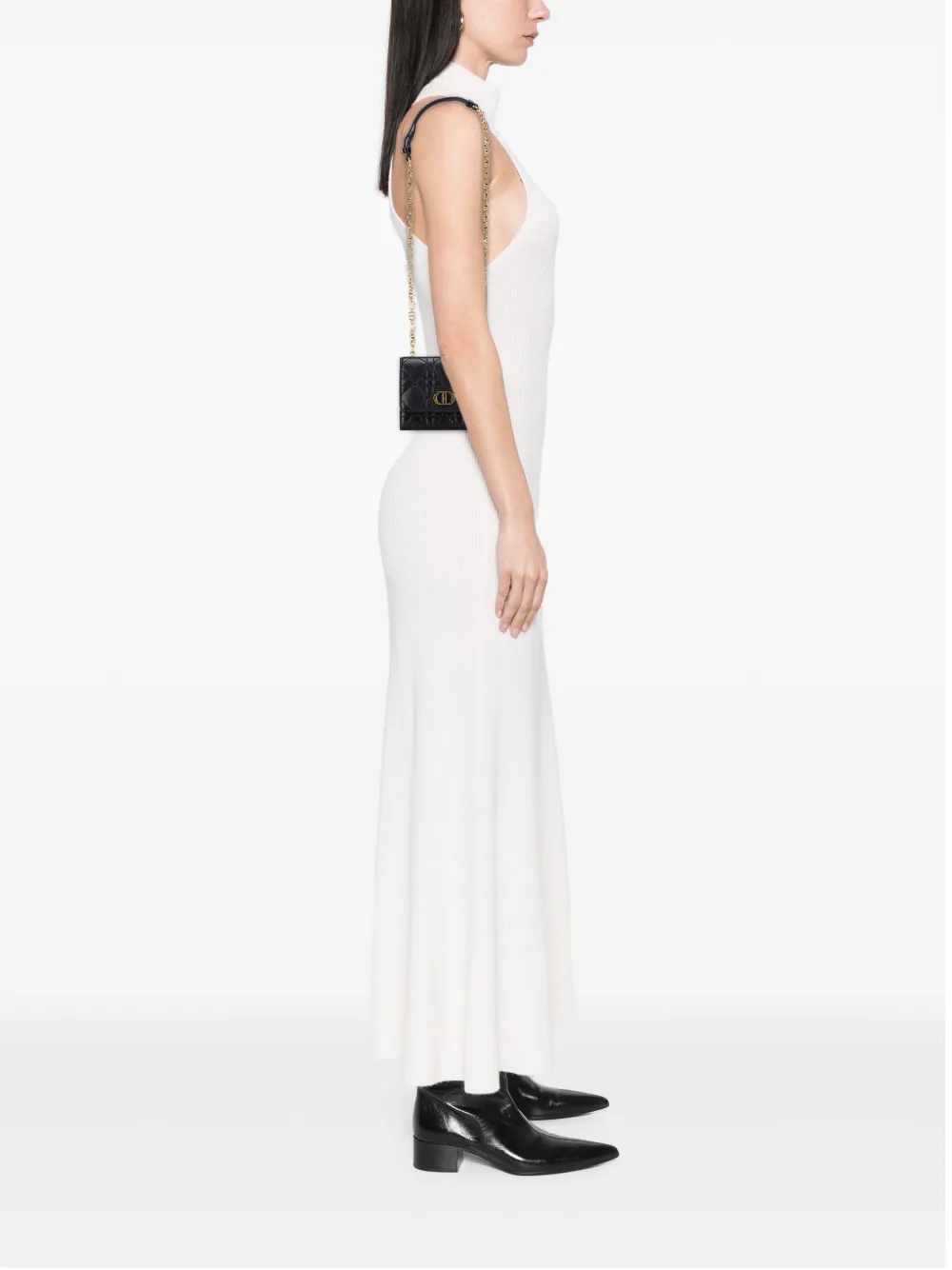 Christian Dior Pre-Owned 2024 Calfskin Cannage Caro Chain belt bag | Pre-Owned | Image 2