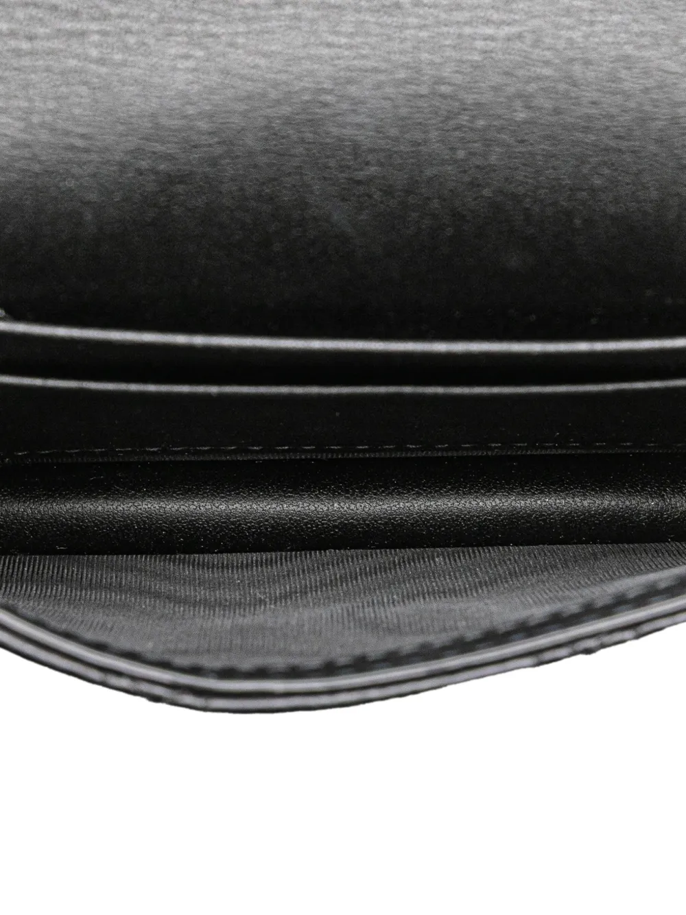 Pre-owned Dior 2024 Calfskin Cannage Caro Chain Belt Bag In Black