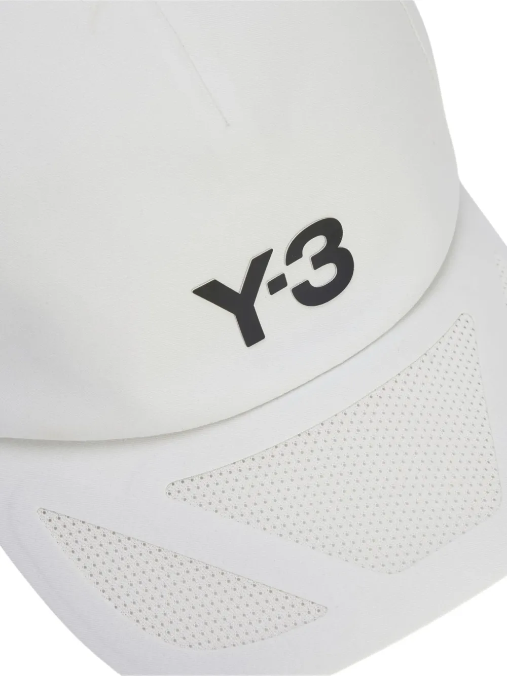 Y-3 Bb Clima Perforated Baseball Cap In White
