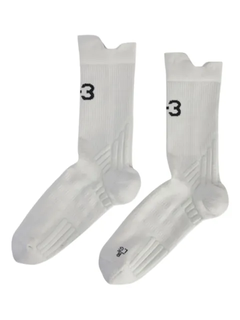 Y-3 logo-detail crew socks