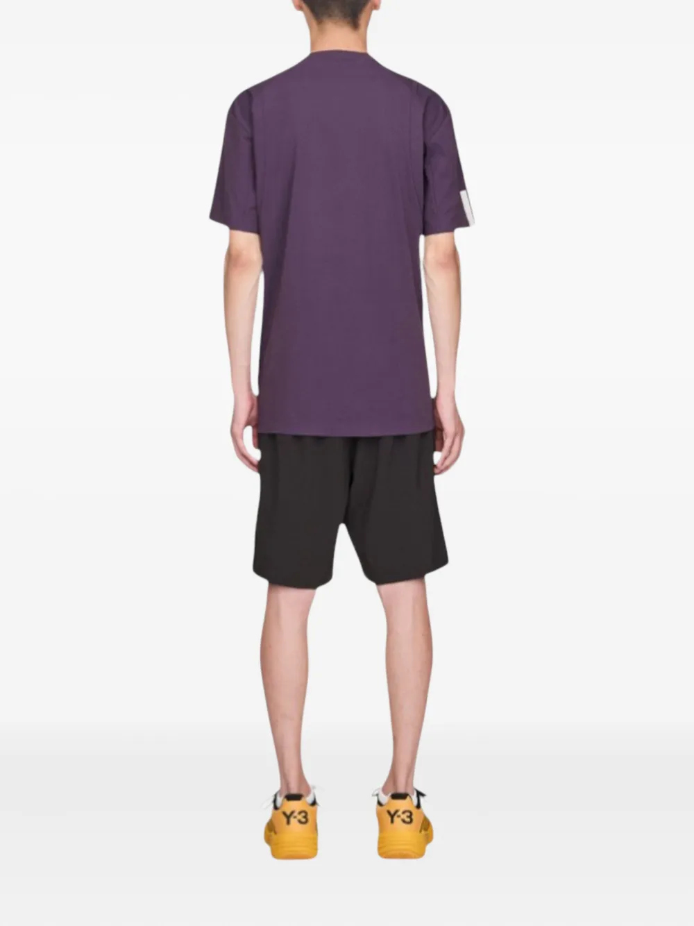 Y-3 Purple Us Open Tennis Freelift Zip Pro T-shirt In Purple