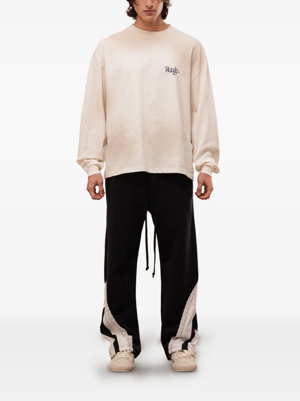 ROUGH. long-sleeve logo-print T-shirt | T-Shirts | Image 2