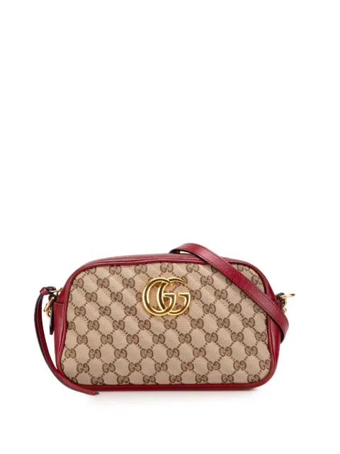 Gucci Pre-Owned 2016-2025 Small GG Marmont Matelasse Canvas crossbody bag