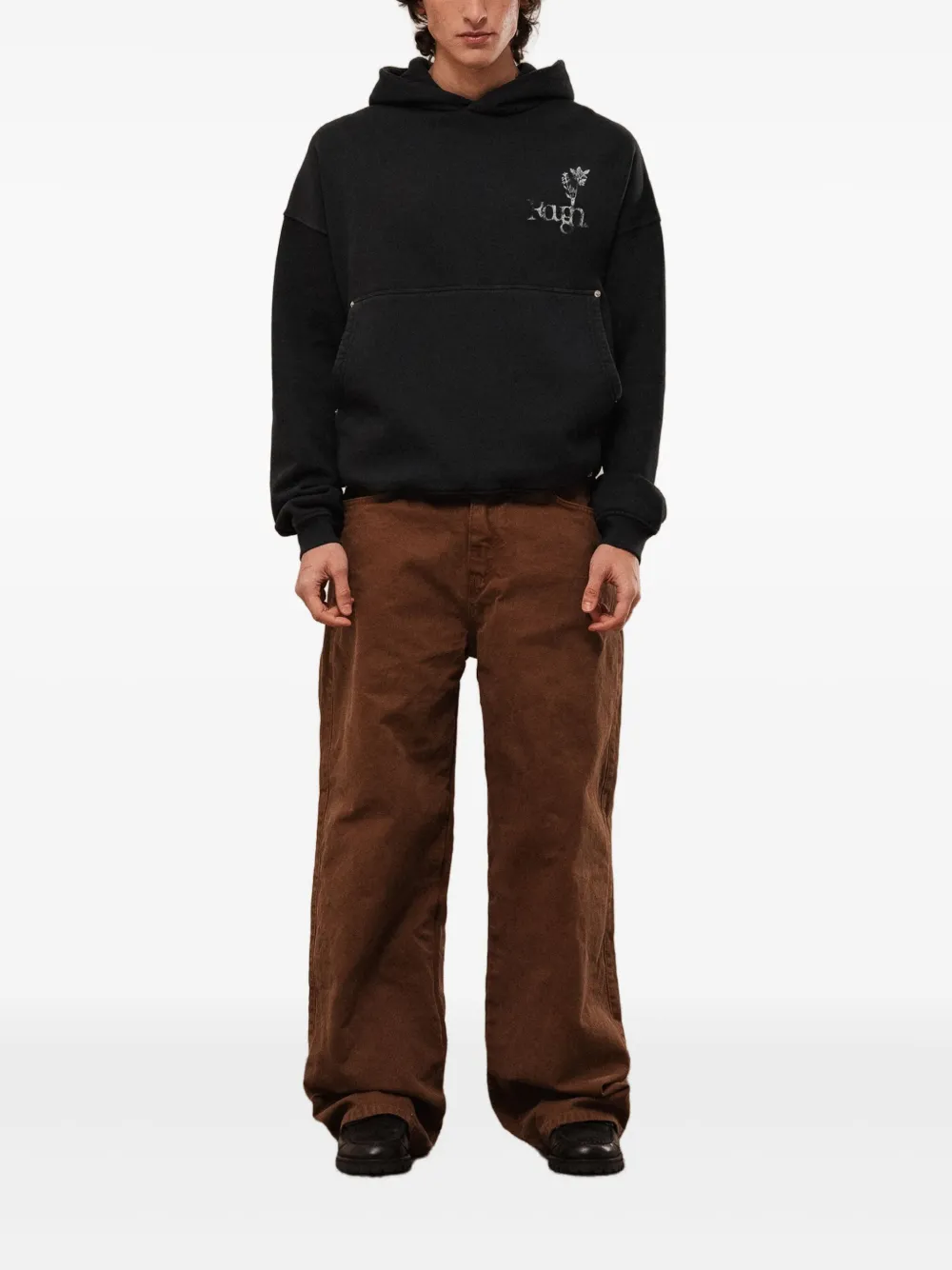 ROUGH. floral-print pocket hoodie | Hoodies | Image 2