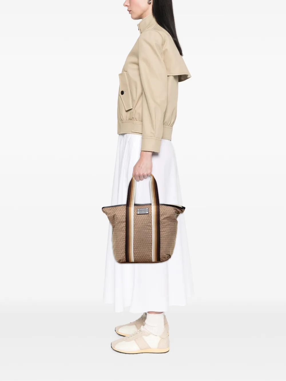 Fendi Pre-Owned 2010-2025 Micro Zucchino Nylon tote bag | Pre-Owned | Image 2