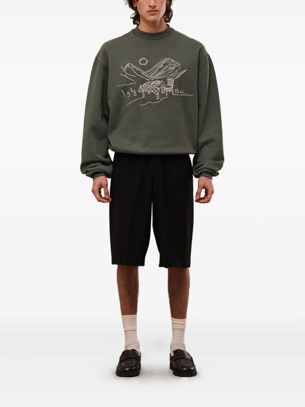 ROUGH. landscape-print cotton sweatshirt | Sweatshirts | Image 2