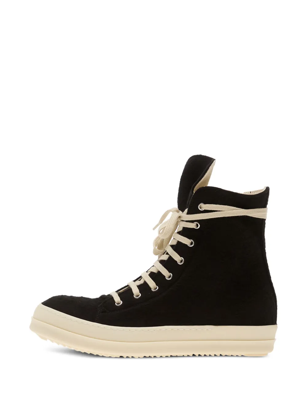 Rick Owens DRKSHDW lace-up zip-fastening sneakers Black