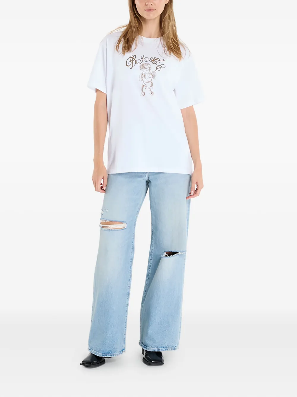 Dime Fighter T-shirt In Animal Print