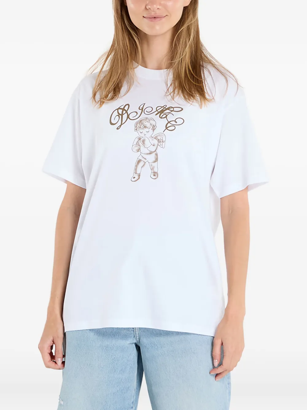 Dime Fighter T-shirt In Animal Print