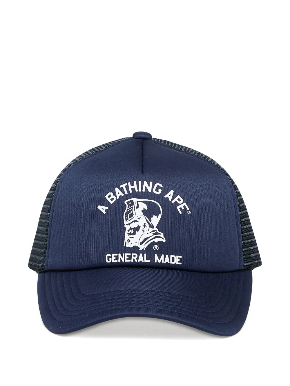 A Bathing Ape General Mesh Cap In Blue