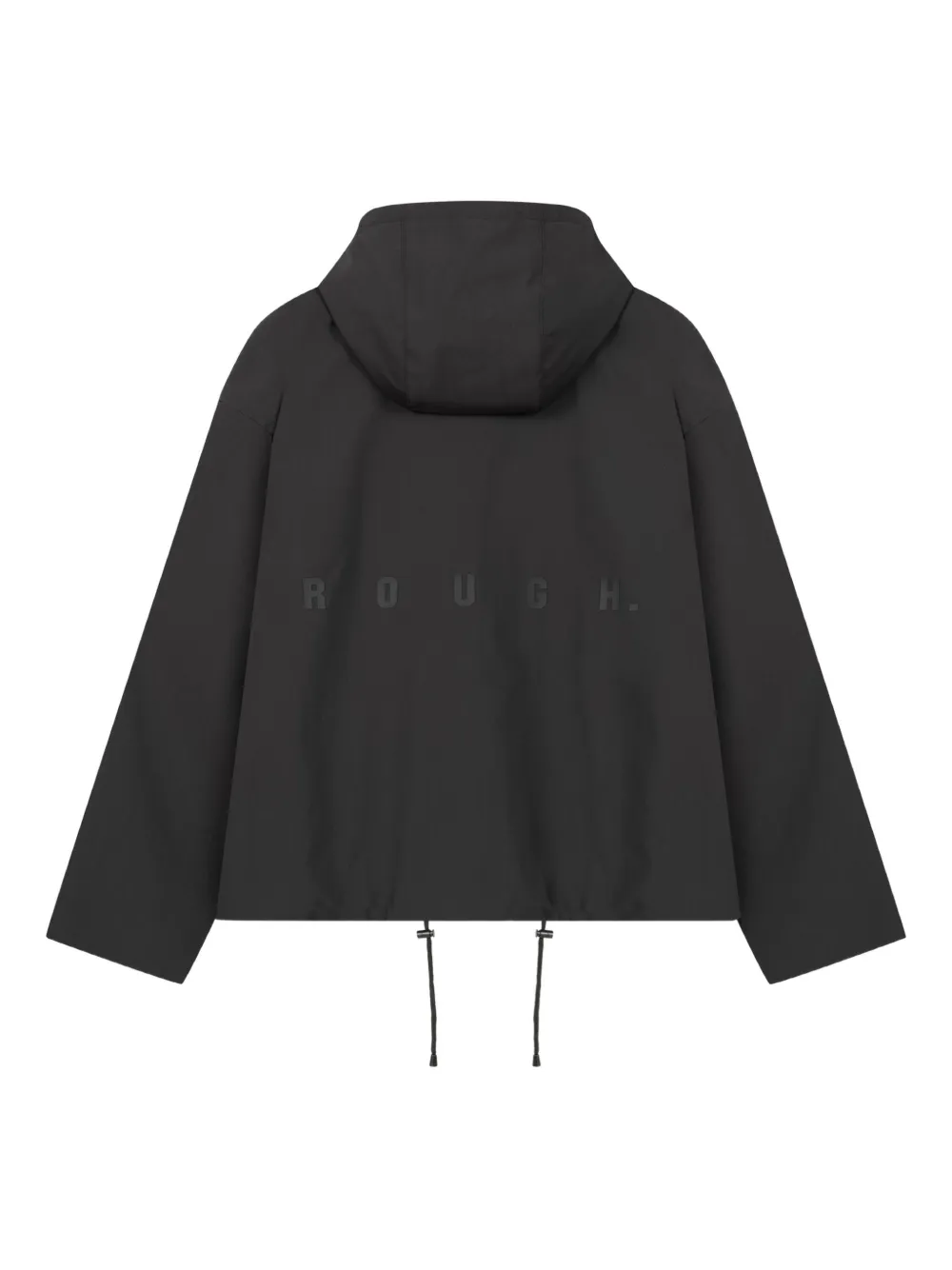 ROUGH. Jack met logoprint Zwart