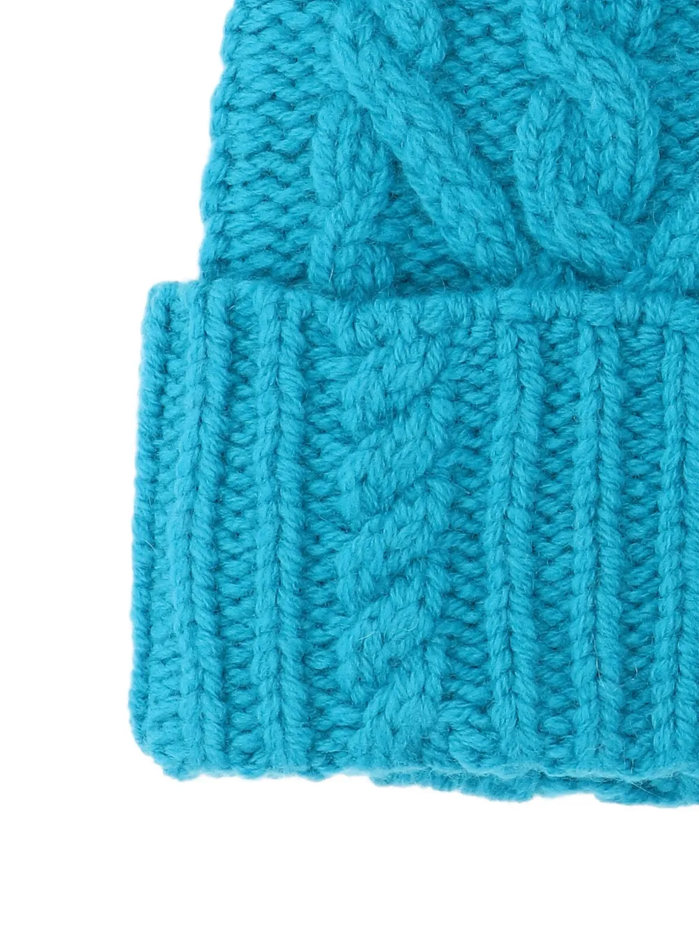 ASPESI Kabelgebreide muts Blauw