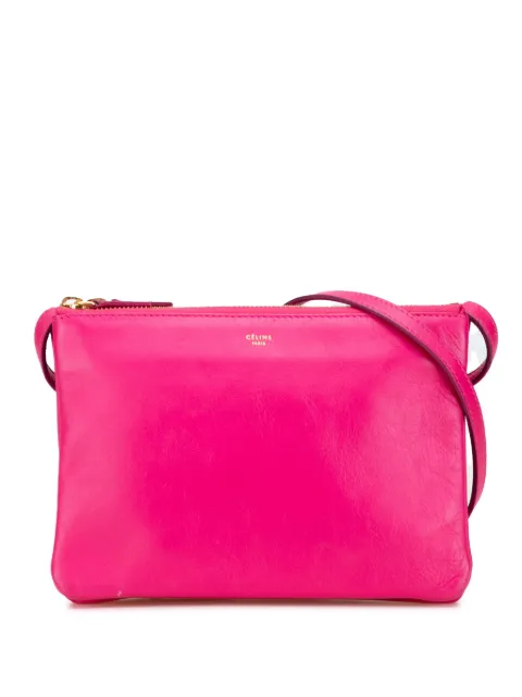 Celine Pre-Owned 2011 Small Lambskin Trio crossbody bag