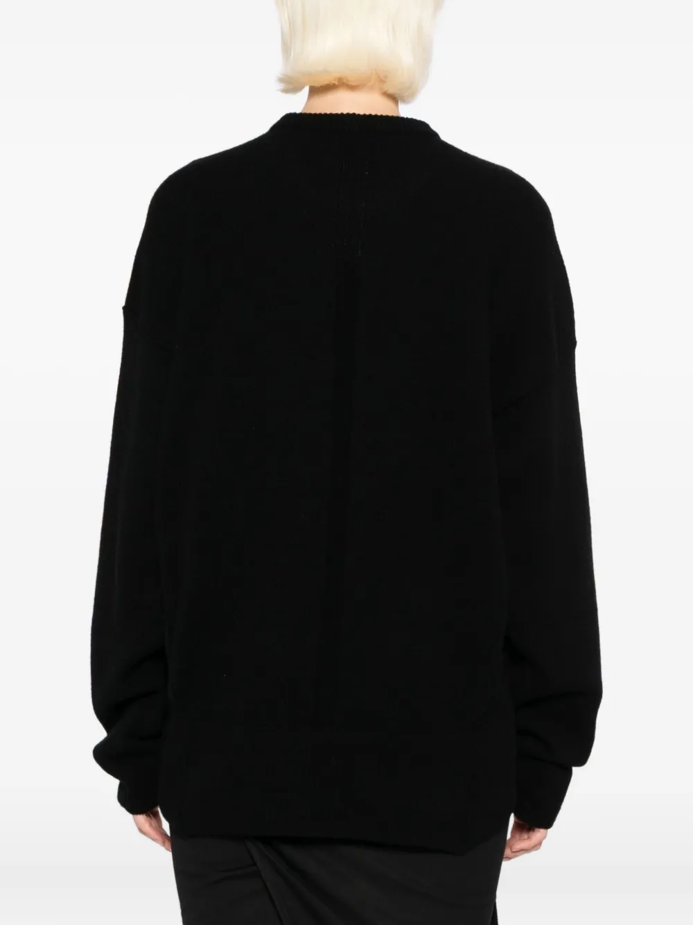 Rick Owens Round-neck Jumper In Black