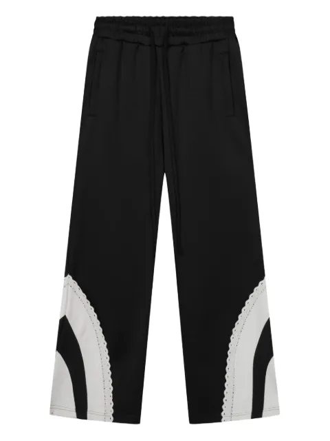 ROUGH. contrast side-pockets track pants