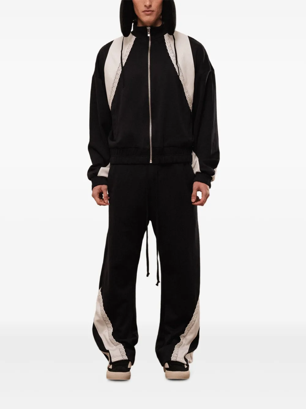 ROUGH. contrast side-pockets track pants | Sweatpants | Image 2