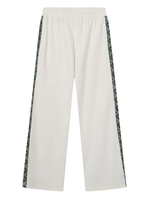 ROUGH. lace-insert side-stripe track pants
