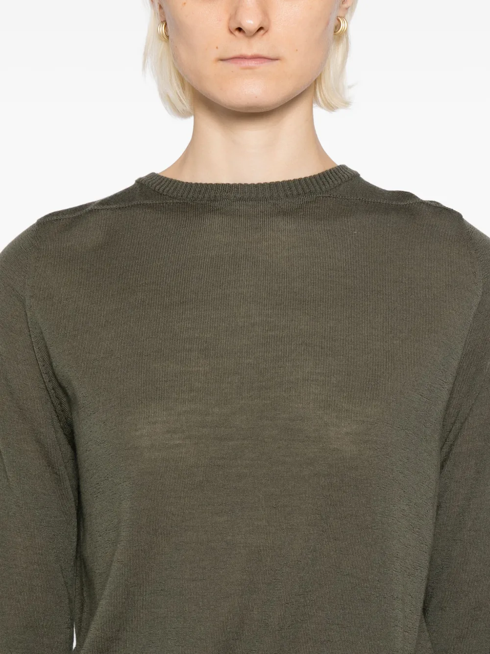 Rick Owens Biker Level Top In Green