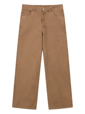 Carhartt WIP Double Knee straight-leg Trousers | Brown | FARFETCH ID