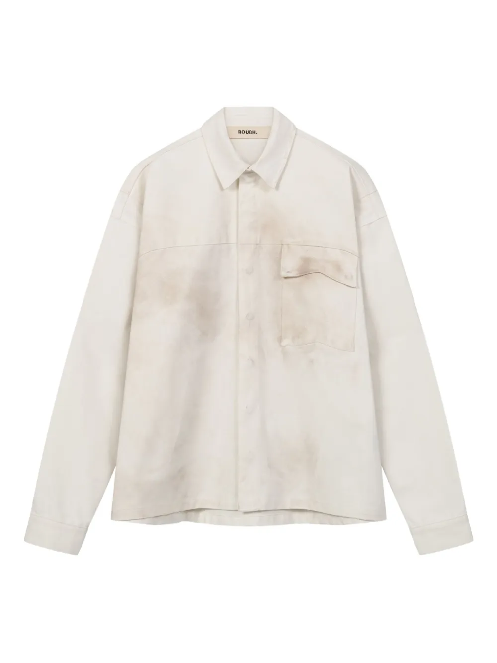 ROUGH. patch-pocket shirt | Neutrals | Image 1