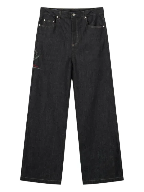 ROUGH. embroidered-detail denim jeans