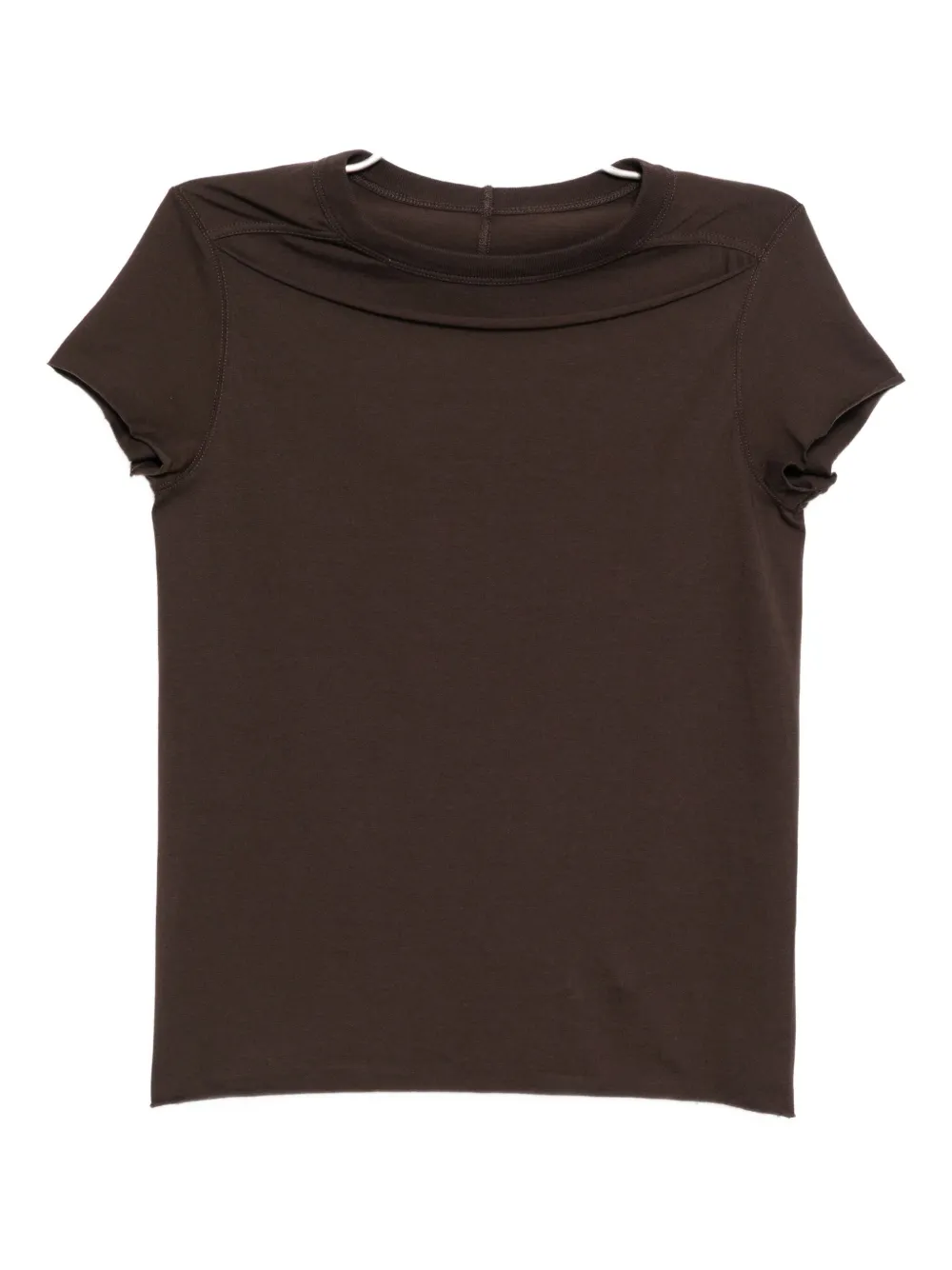 Rick Owens Level T-shirt In Brown