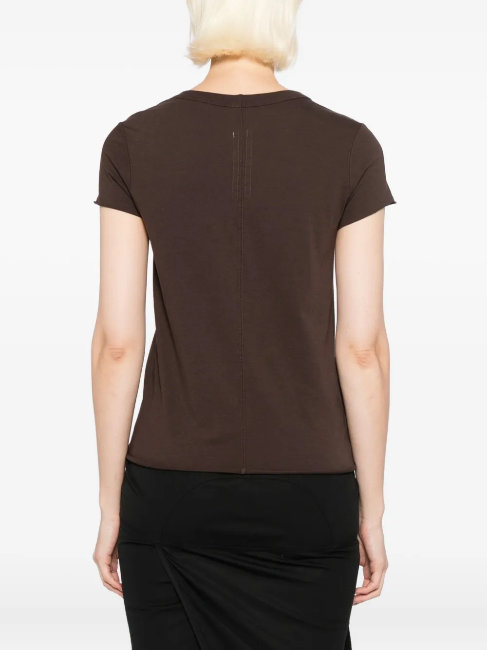 Rick Owens Level T-shirt In Brown