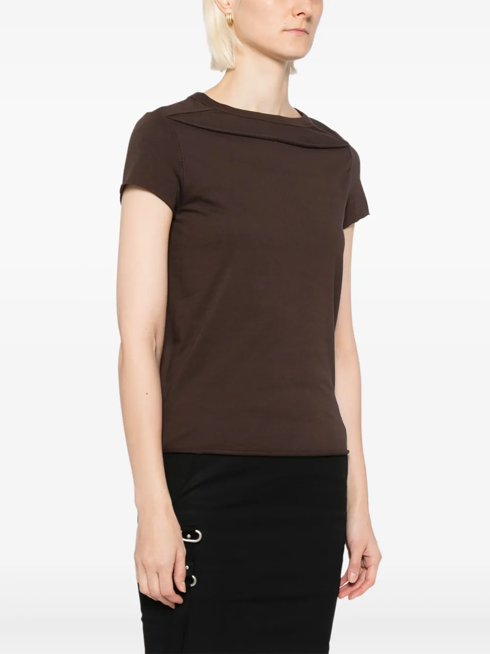 Rick Owens Katoenen T-shirt Bruin