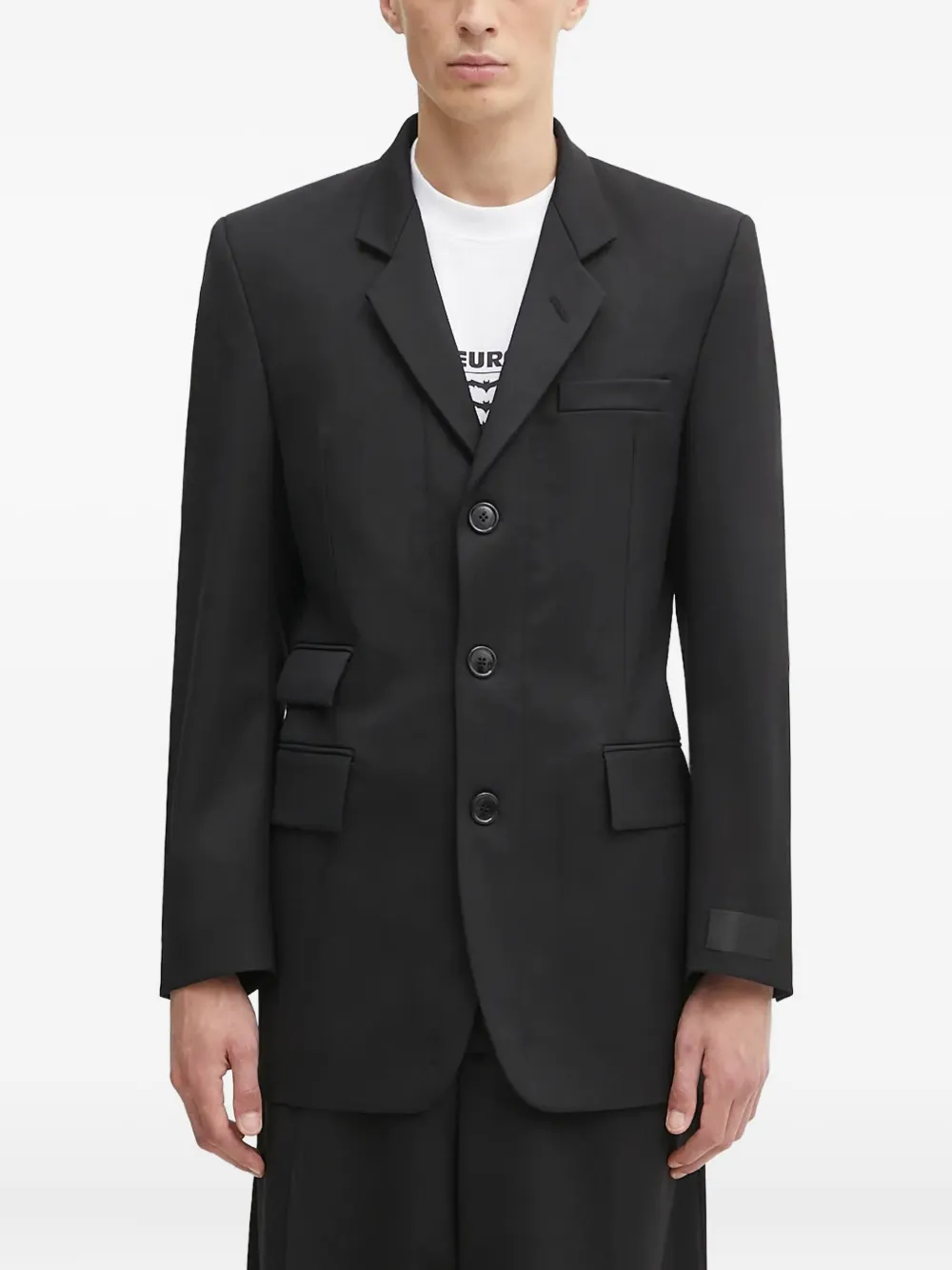 VETEMENTS button-fastening blazer | Black | Image 1