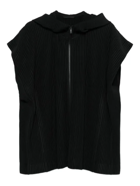 Homme Plissé Issey Miyake hooded pleated gilet