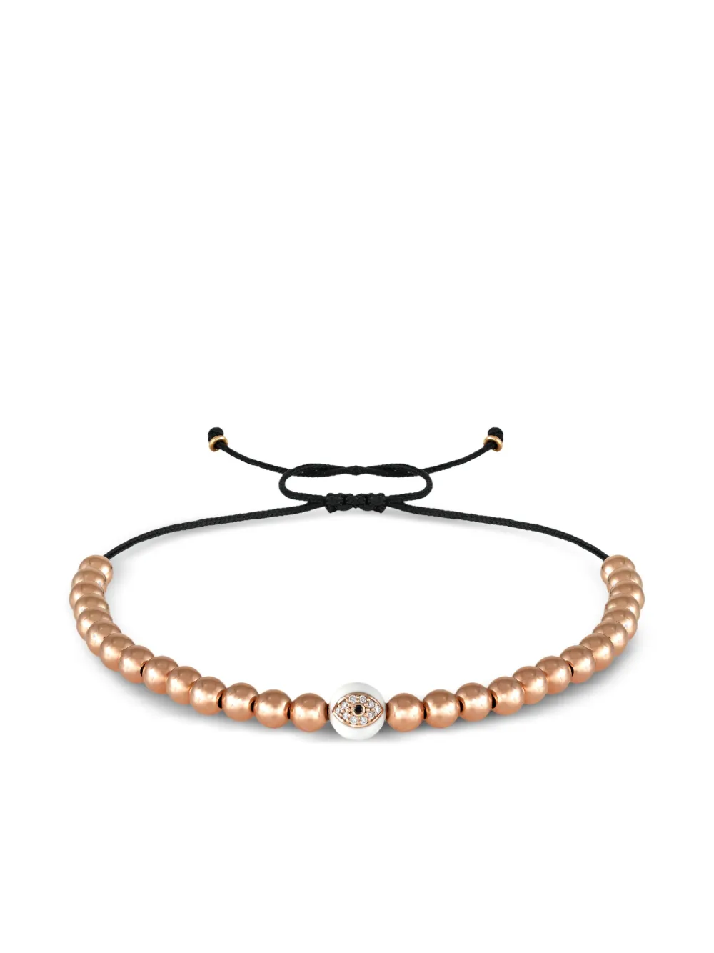 Anil Arjandas 18kt Evil Eye Rotgoldarmband mit Diamant | Rosa | Image 1
