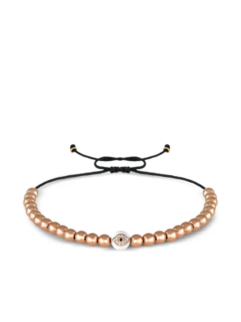 Anil Arjandas 18kt Evil Eye Rotgoldarmband mit Diamant