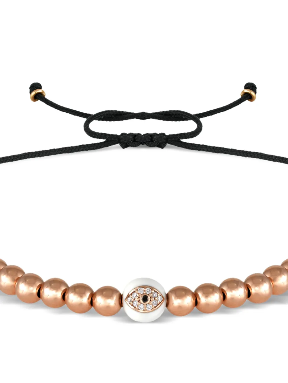 Anil Arjandas 18kt Evil Eye Rotgoldarmband mit Diamant | Herren | Image 2