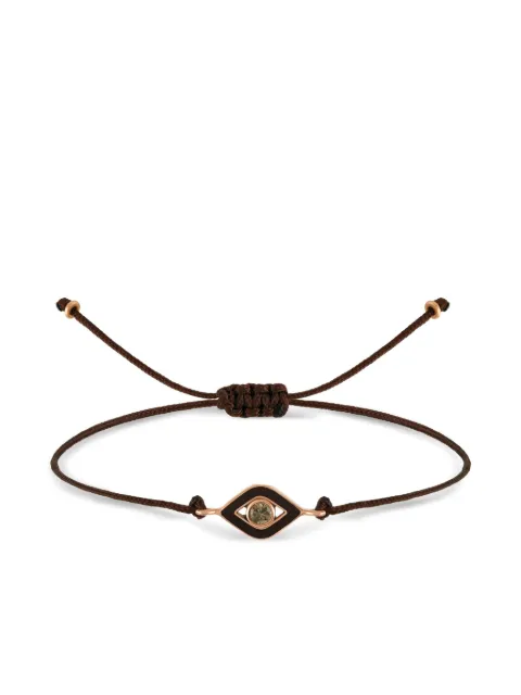 Anil Arjandas 18kt Evil Eye Rotgoldarmband mit Diamant
