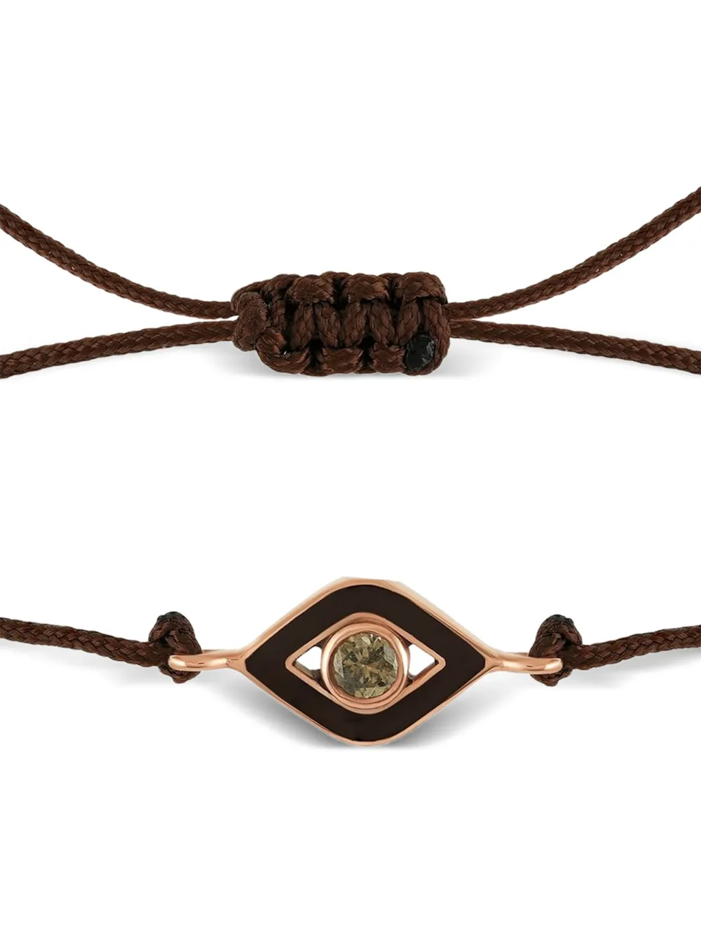 Anil Arjandas 18kt Evil Eye Rotgoldarmband mit Diamant | Herren | Image 2