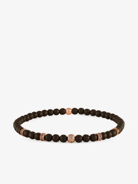 Anil Arjandas 18K rose gold diamond beaded bracelet