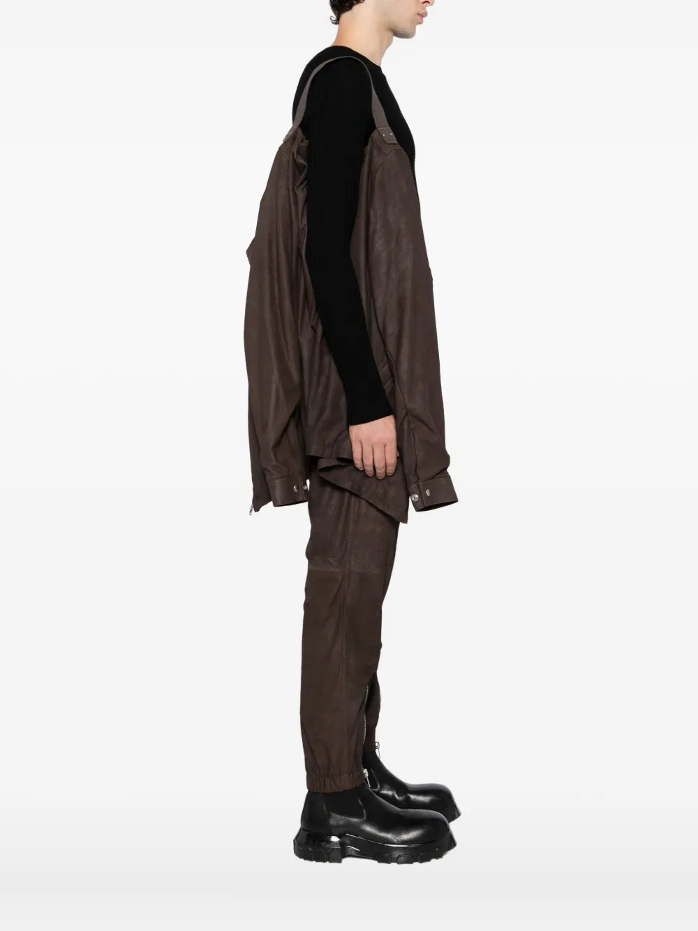 Rick Owens Brad ジャケット | ブラウン | FARFETCH JP