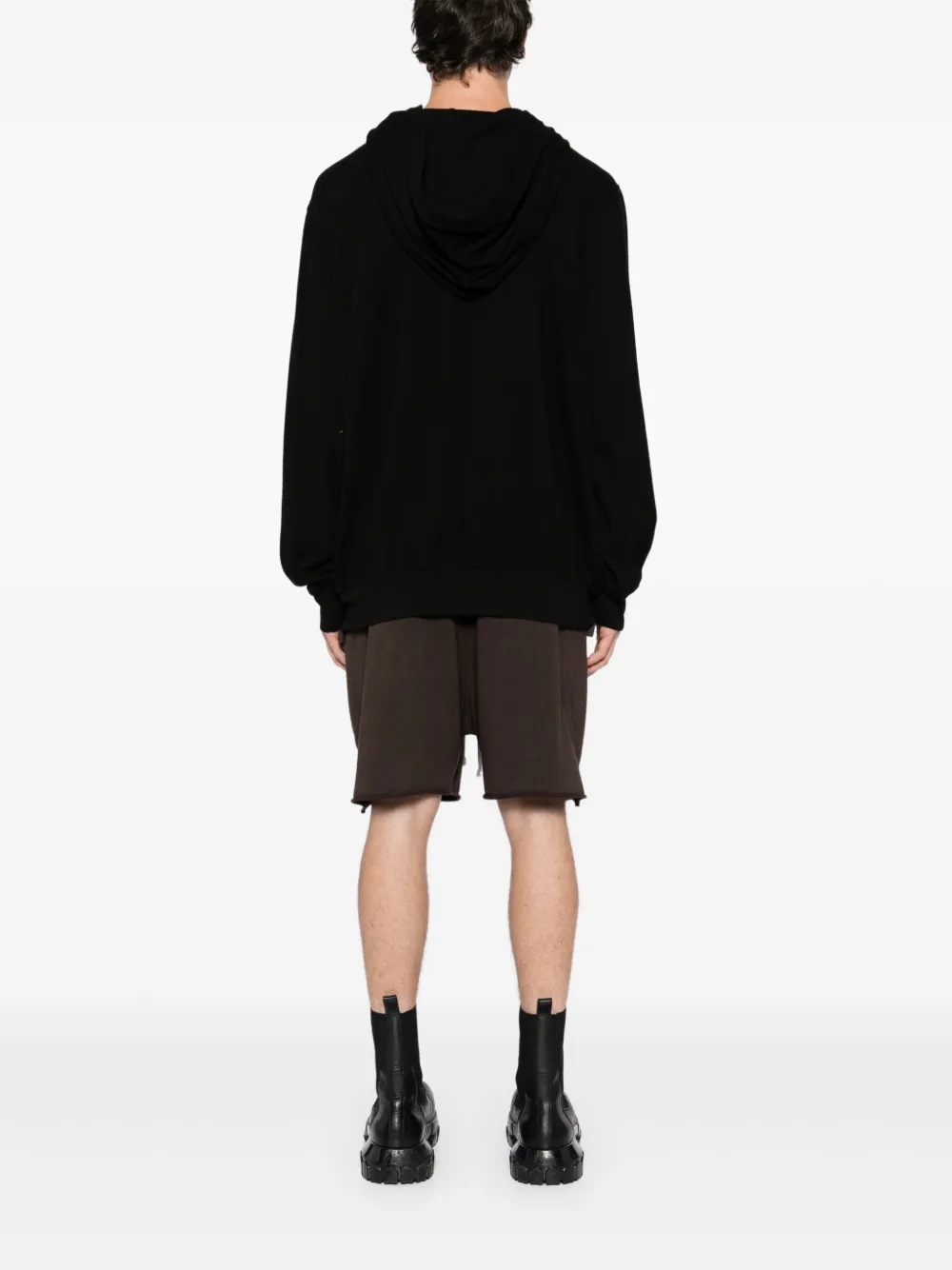 Rick Owens DRKSHDW Katoenen hoodie Zwart