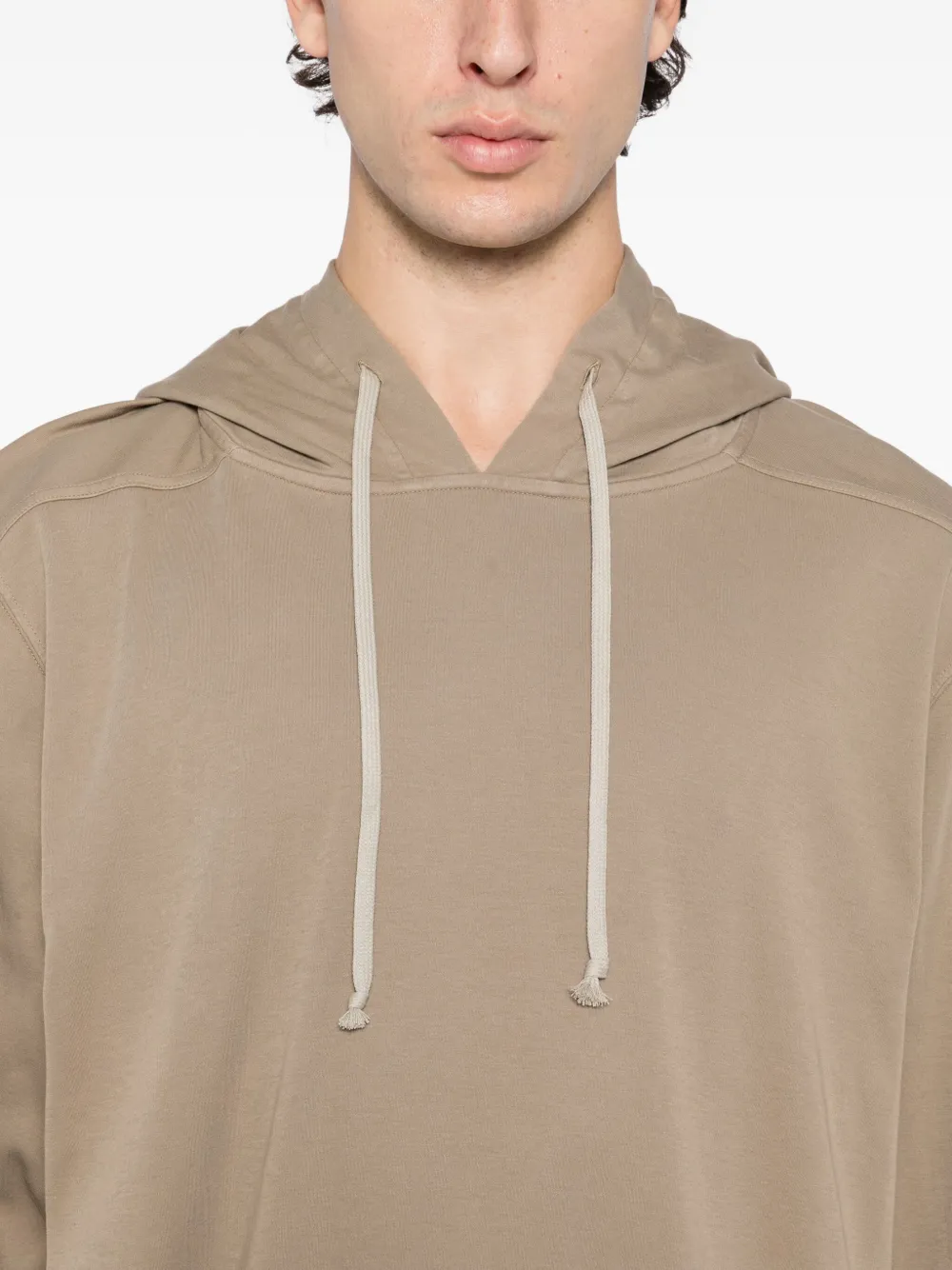 Rick Owens DRKSHDW Katoenen hoodie Bruin