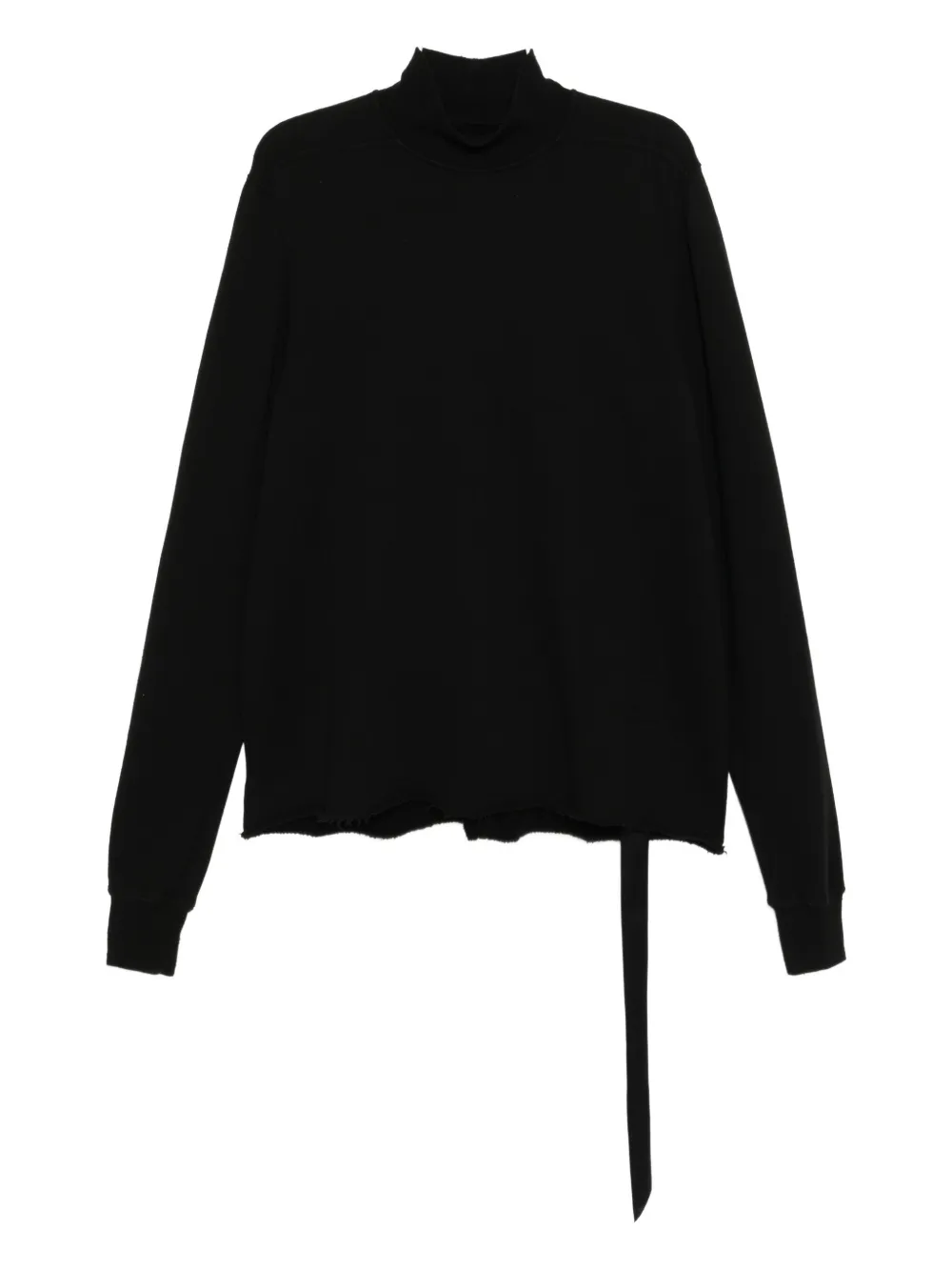 Rick Owens Drkshdw Double Funnel-neck Sweatshirt In Black