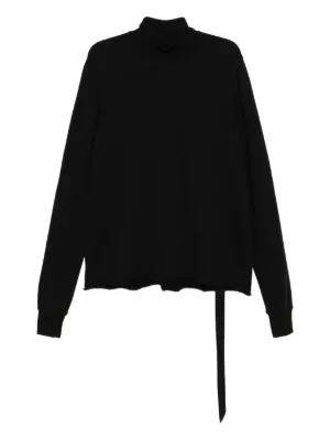 Rick Owens DRKSHDW double-layered long-sleeve Sweater | Black