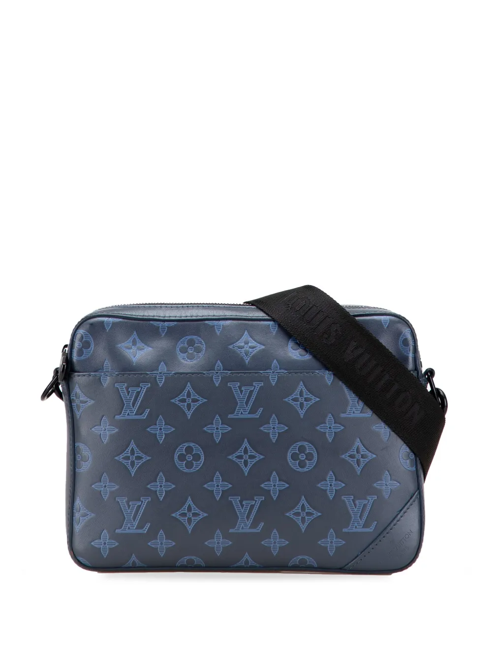 Louis Vuitton Pre-Owned 2020-2024 Monogram Shadow Duo Messenger crossbody bag | Blue | Image 1